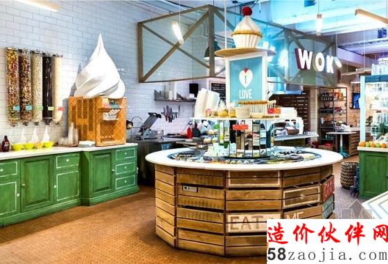 俄罗斯Obed Buffet“健康”“绿色”LOFT风格快餐厅