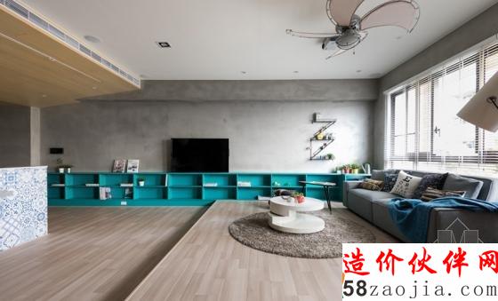 清新自然!高雄“现代简约”开放式亲子公寓