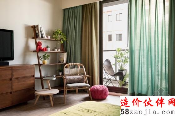 清新自然!高雄“现代简约”开放式亲子公寓