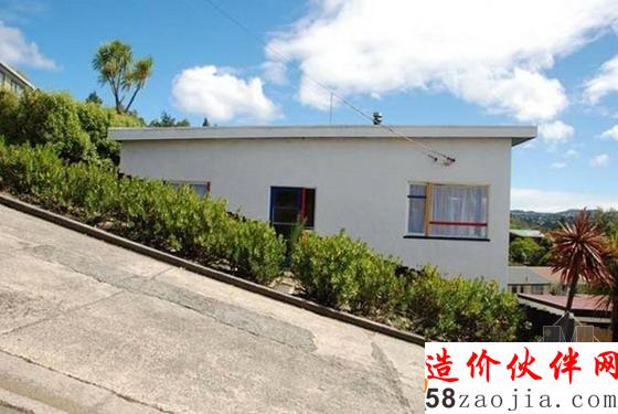 相机是与街道水平放置的