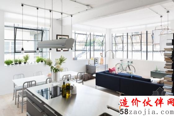 旧工厂改造 英国“透光感”LOFT公寓设计