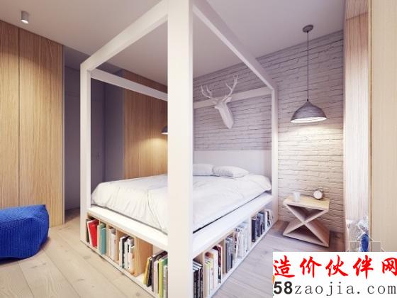 小创意点亮空间!波兰开放式现代风公寓