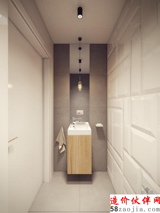 小创意点亮空间!波兰开放式现代风公寓