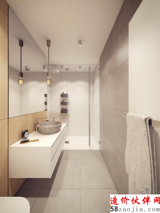 小创意点亮空间!波兰开放式现代风公寓