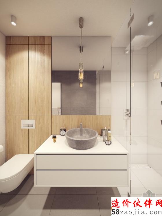 小创意点亮空间!波兰开放式现代风公寓