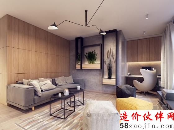 小创意点亮空间!波兰开放式现代风公寓