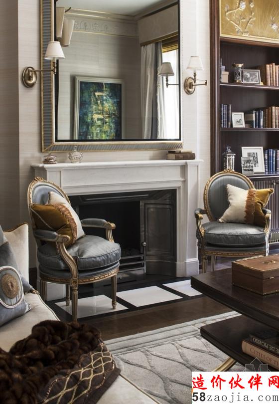 巴黎“舒适柔和又奢华复杂”的公寓设计