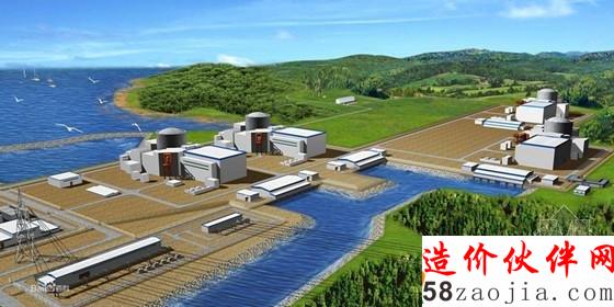 '华龙一号‘四台机组效果图