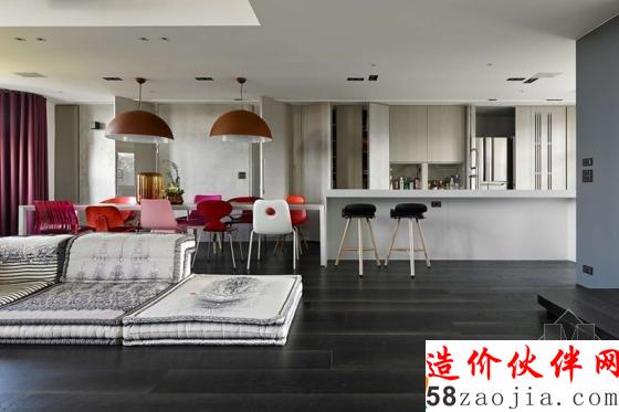 在净白中感受缤纷色彩!台湾新北Chorus公寓设计