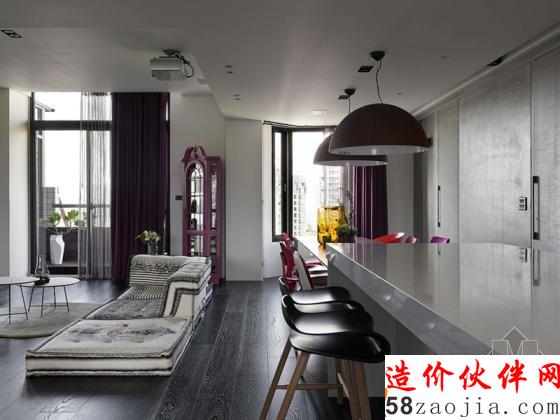 在净白中感受缤纷色彩!台湾新北Chorus公寓设计