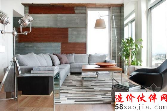 费城“纯粹现代工业风”复式公寓