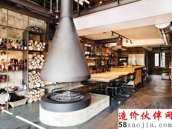 土耳其“狂野复古”LOFT单身公寓设计