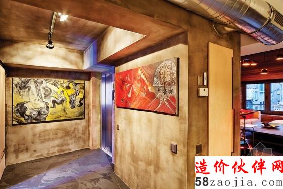 土耳其“狂野复古”LOFT单身公寓设计