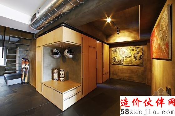 土耳其“狂野复古”LOFT单身公寓设计