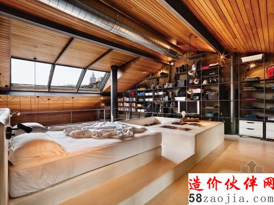 土耳其“狂野复古”LOFT单身公寓设计