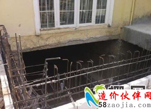 1-02栋别墅私挖地下室