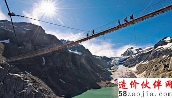 特里夫特悬索桥(Trift Bridge)