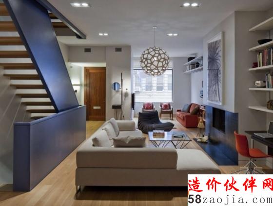 布鲁克林现代化联排别墅设计