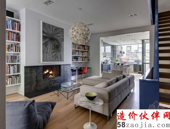 布鲁克林现代化联排别墅设计