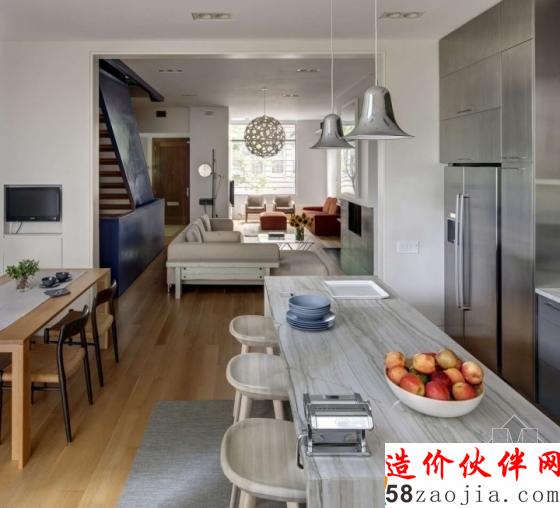 布鲁克林现代化联排别墅设计