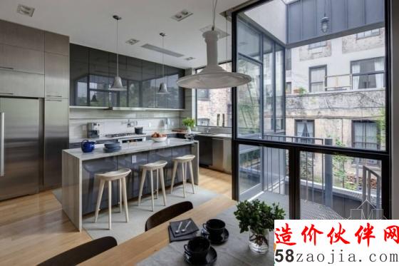 布鲁克林现代化联排别墅设计