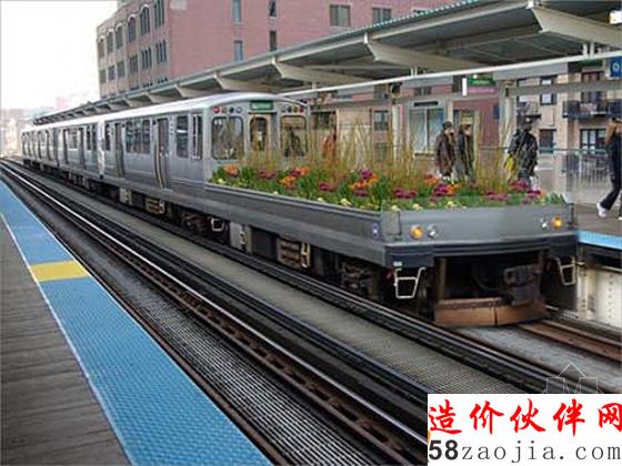 美国芝加哥植物轨道车