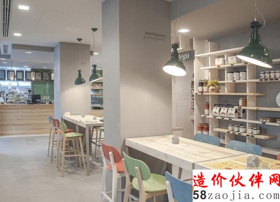 米兰垂直森林下的清新餐厅