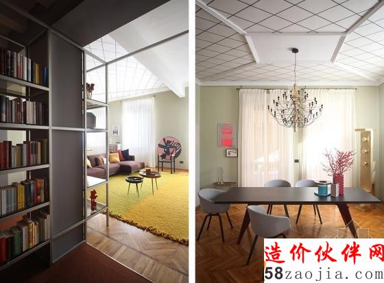 意大利改造250平米现代混搭型公寓设计