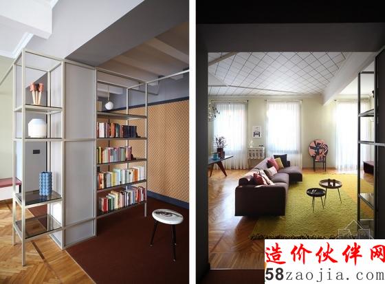 意大利改造250平米现代混搭型公寓设计