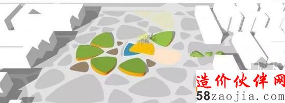 “绿叶细胞” 中企绿色总部中央公园节点设计