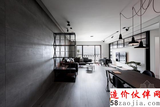 聒噪城市中一抹简约的风景线!台北现代公寓设计