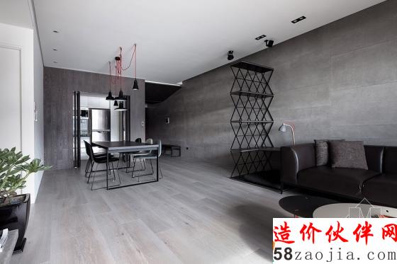 聒噪城市中一抹简约的风景线!台北现代公寓设计