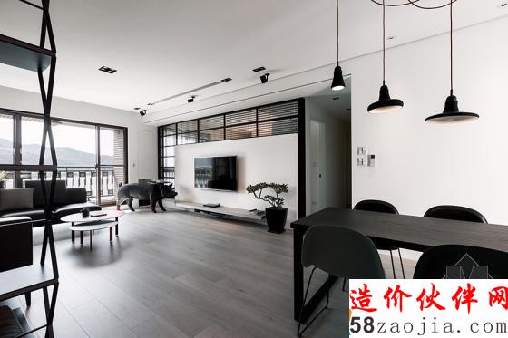 聒噪城市中一抹简约的风景线!台北现代公寓设计