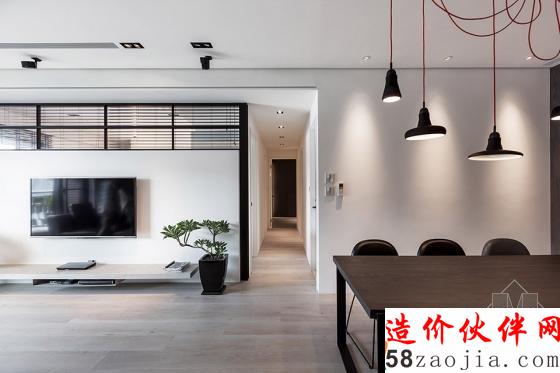 聒噪城市中一抹简约的风景线!台北现代公寓设计