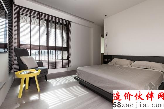 聒噪城市中一抹简约的风景线!台北现代公寓设计