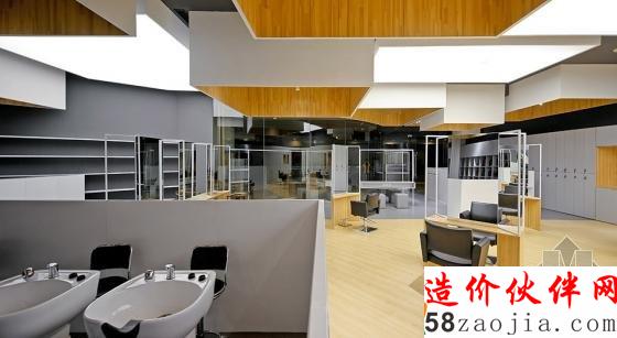 杭州万象城时尚美发沙龙店面设计