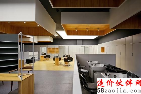 杭州万象城时尚美发沙龙店面设计