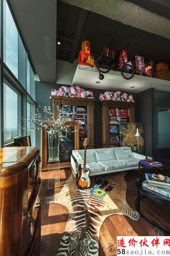 洛杉矶顶层公寓 现代奢华软装配饰