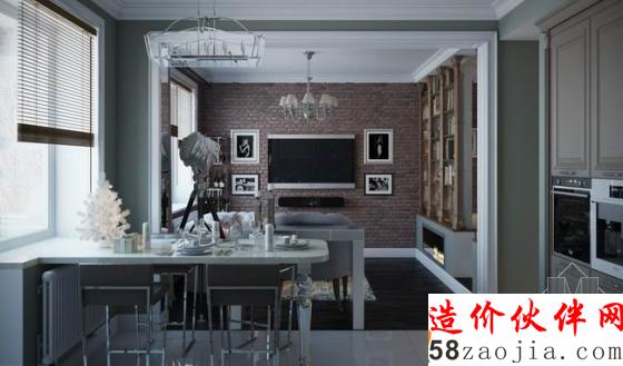 单身公寓完美蜕变!50平米女性美式风公寓