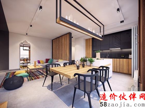 大胆的色彩搭配点亮激情空间!波兰华沙公寓设计