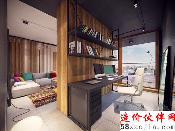 大胆的色彩搭配点亮激情空间!波兰华沙公寓设计