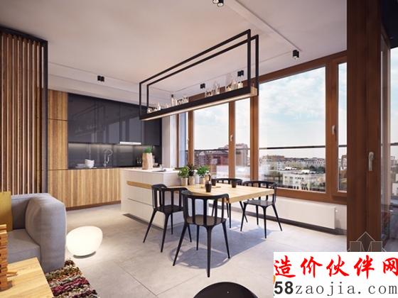 大胆的色彩搭配点亮激情空间!波兰华沙公寓设计