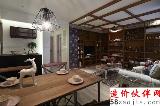 家的期望!78平美式乡村两居室婚房设计