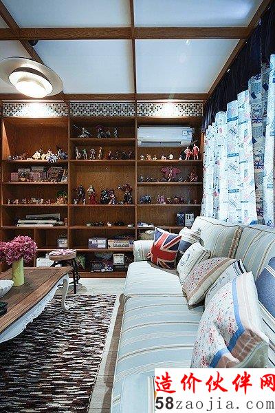 家的期望!78平美式乡村两居室婚房设计