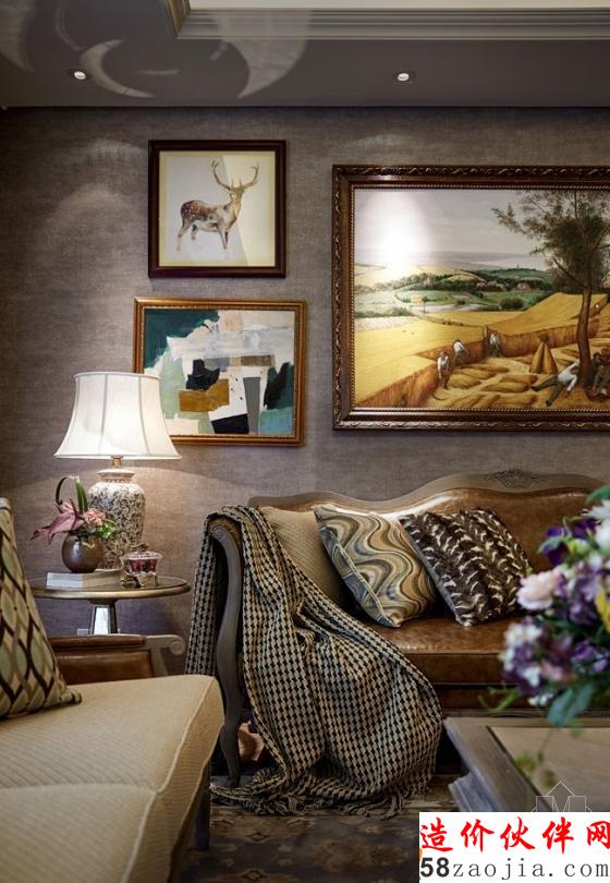 155平“天空之城”法国乡村风情样板房设计