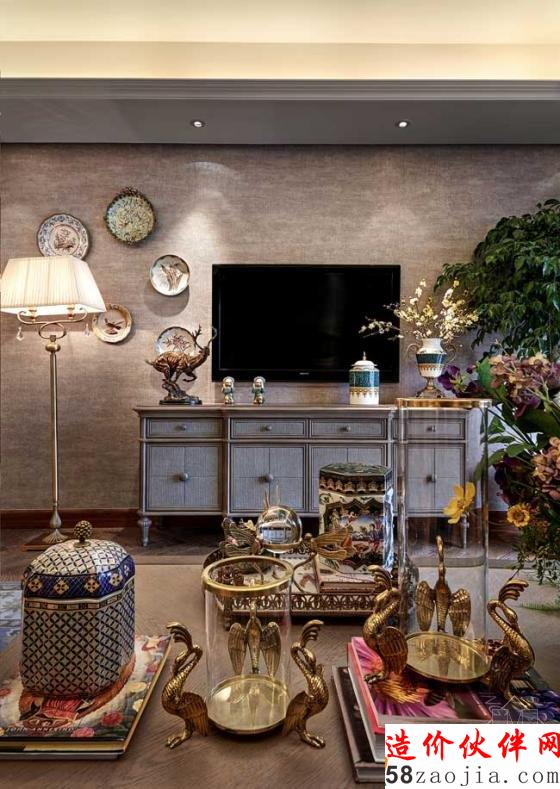 155平“天空之城”法国乡村风情样板房设计