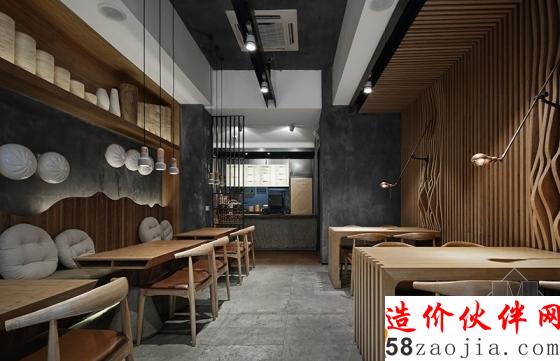 67平合肥返璞归真“禅意”同庆小笼餐厅设计