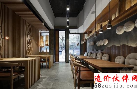 67平合肥返璞归真“禅意”同庆小笼餐厅设计