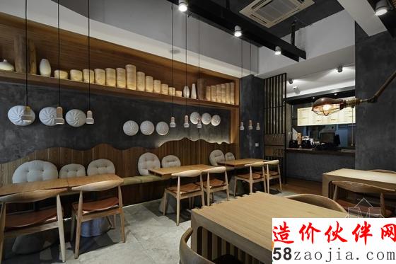 67平合肥返璞归真“禅意”同庆小笼餐厅设计