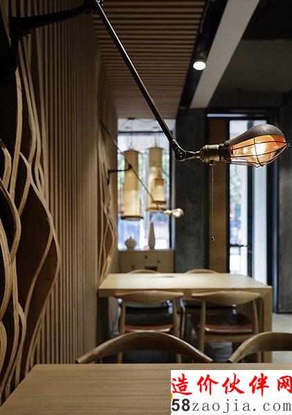 67平合肥返璞归真“禅意”同庆小笼餐厅设计